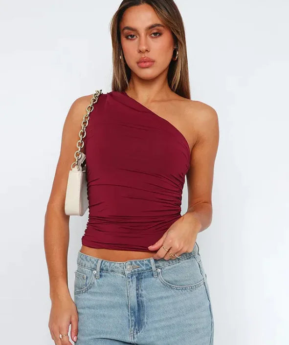 Ivy | One-shoulder Top