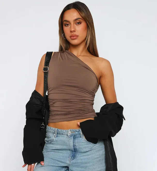 Ivy | One-shoulder Top