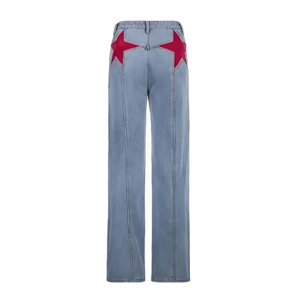 Zaya | Star Red Jeans